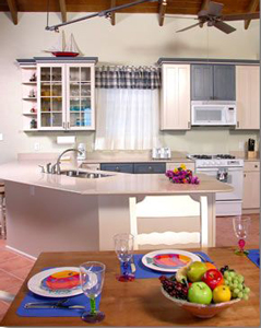 USVI St John rental villa Arco Iris kitchen